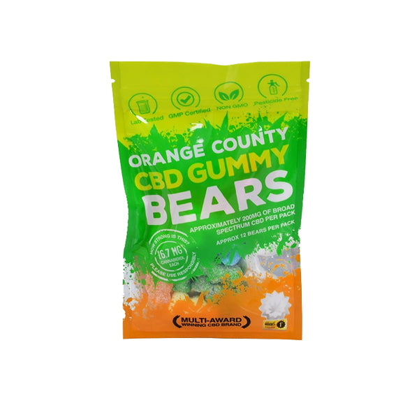 Orange County CBD 200mg Gummy Bears Grab Bag