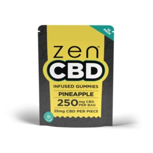 Zen 250mg Infused Cbd Gummies – Pineapple
