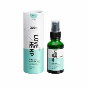 Love Hemp 300mg Natural 1% Cbd Oil Spray – 30ml