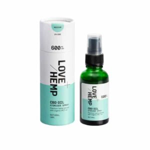 Love Hemp 600mg Natural 2% Cbd Oil Spray – 30ml