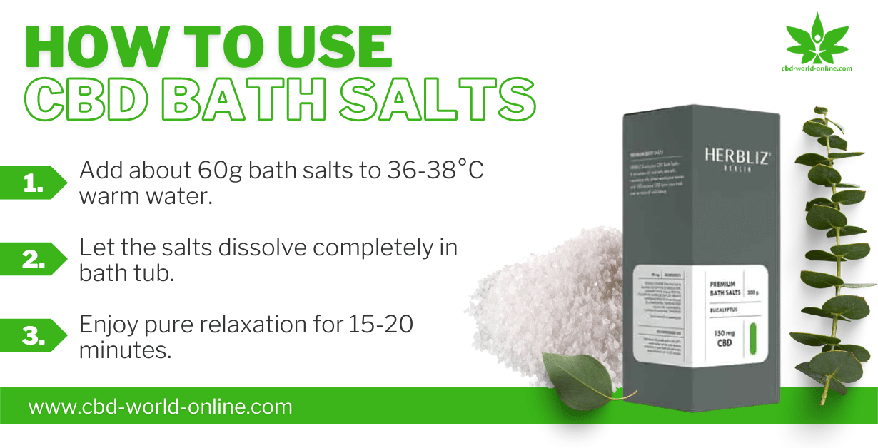 How to use CBD Bath Salts