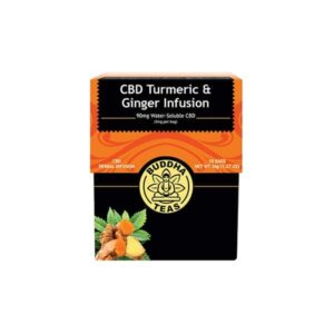 Buddha Teas 5mg CBD Tea Bags – Turmeric & Ginger Infusion
