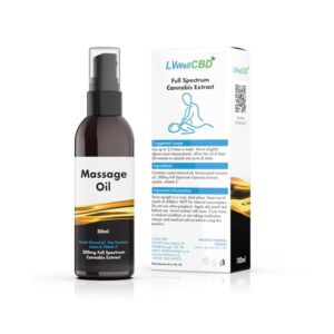 LVwell 300mg CBD Massage Oil - 50ml