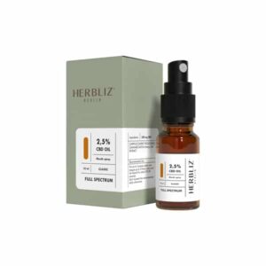 Herbliz 2.5% Full Spectrum Cbd Mouth Spray – 10ml - Classic