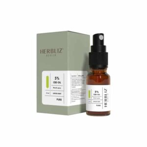 Herbliz 5% Pure Cbd Mouth Spray – 10ml - Lemon