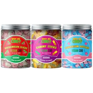 Why So Cbd? 6000mg Cbd Large Vegan Gummies – 11 Flavours