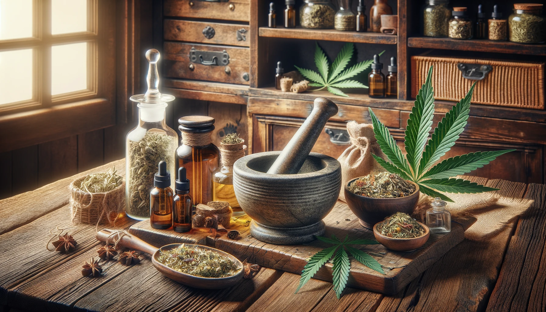 image for the blog topic 'Exploring CBD's Role in Traditional European Herbal Remedies'.
